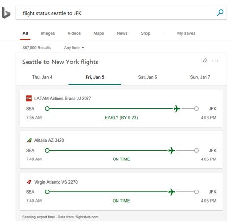 bing flight cost predictor.